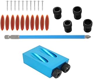 Pocket Hole Jig Dowel Drill Joinery Kit Carpenters Wood Woodwork Guides Joint Angle Tool Carpentry Locator Craft DIY WoodWorking 28Pcs