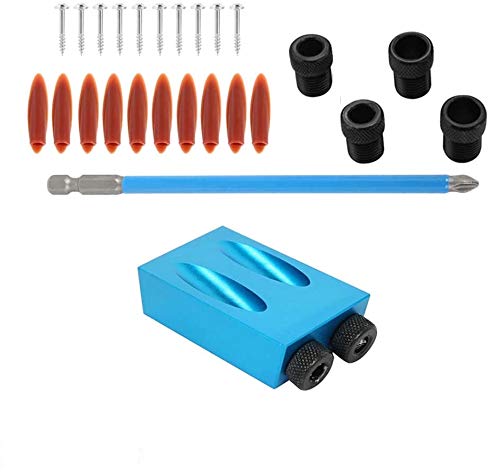 Outil d'angle de menuiserie et lot de 28 chevilles de gabarit de poche pour bricolage