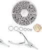 1000 Anneaux De Saut Acier Inoxydable - 6 Tailles 4-10mm Pour Bijoux