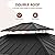 EAGLE PEAK 11x13 Hardtop Wood Gazebo, Outdoor Cedar Wood Frame Pavilion with Galvanized Steel Double Roof, for Garden, Patio, Backyard, Garden, Natural Wood/Black