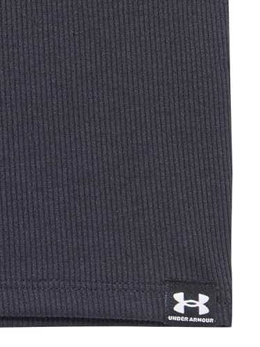Under Armour Girls' Rival Ribbed Sleeve T-Shirt (Big Kid)2