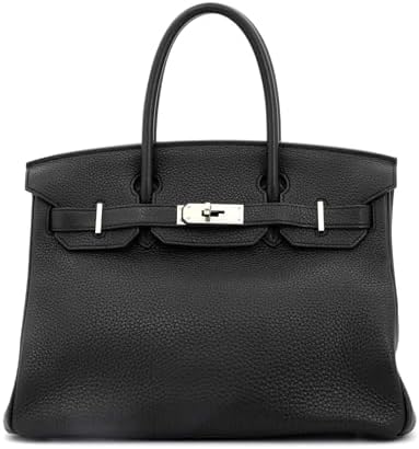 Pre-Loved Birkin Handbag Black Togo with Palladium Hardware 30, N...