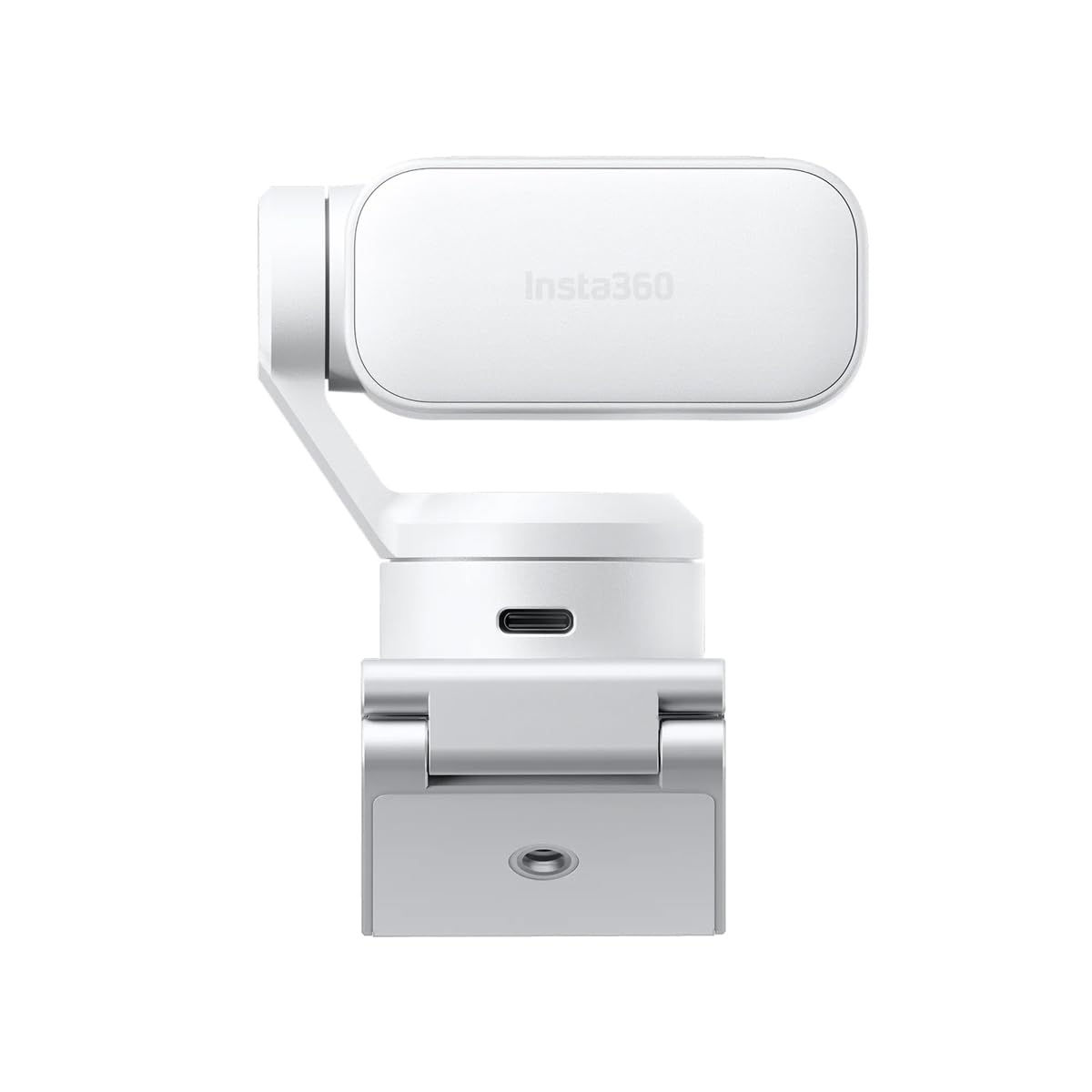 Insta360 Link 2 Bianco- PTZ 4K Webcam per PC/Mac, Sensore da 1/2", IA Tracking, HDR, Mic di cancellazione del rumore IA, Controllo gestuale per lo streaming, Videochiamate, Gaming.