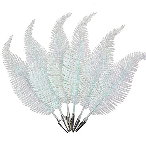 6 Bolas De Navidad Blancas Con Purpurina Para Árbol De Navidad De 8.7 Pulgadas, Plumas De Árbol De Navidad, Decoración De Navidad, Adornos Brillantes, Decoración Familiar De Navidad 6 Bolas De Navidad Blancas Con Purpurina Para Árbol De Navidad De 8.7 Pulgadas, Plumas De Árbol De Navidad, Decoración De Navidad, Adornos Brillantes, Decoración Familiar De Navidad