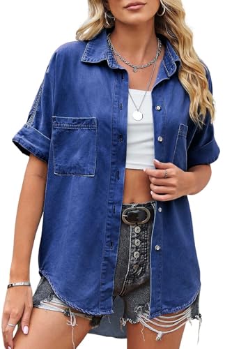 トップス ASKYY DENIM SHIRT ASKYY DENIM SHIRT