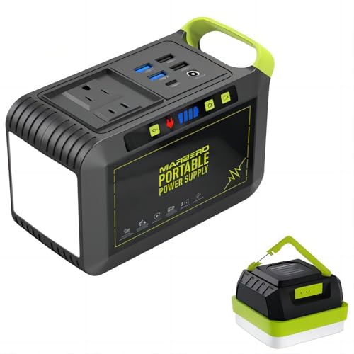 MARBERO Portable Power Station 88.8Wh with Camping Lantern