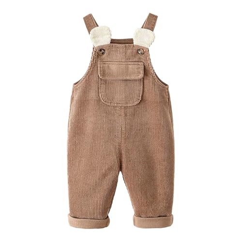 Salopette en velours côtelé doux qui s'ajuste à la taille de votre enfant