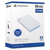 Seagate Game Drive for PS4/PS5 2TB, External HDD, USB 3.0, Officially Licensed, Blue LED, incl 2 weeks Playstation+ (STLV2000202)