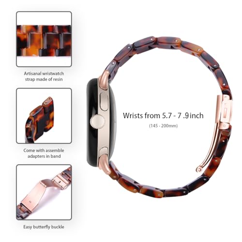 Correa de resina compatible para Google Pixel Watch 3 y 4 miniatura 4