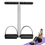 Pedal Puller Resistance Bands with Single Spring – Durable Sit Up Equipment for Home Gym, Strength Training for Abs, Legs, Chest – Portable Full-Body Workout Gear