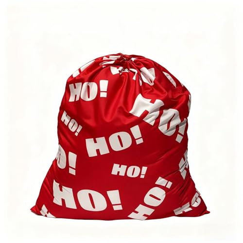 Home-X Santa Bag HO HO HO printed design