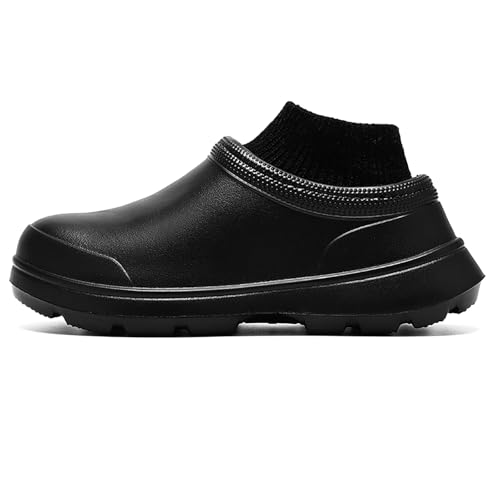 [ZXCP] �R�b�N�V���[�Y �L�b�`���V���[�Y �~�[�C ���S�C ��ƌC �����Y ���f�B�[�X �h�� ����ɂ��� �ϖ� �y�� EVA �~�C 3E ������� ���K �K�[�f���d���p (�u���b�N, ��l, 25.5 cm, ���l, ���{�̌C�̃T�C�Y���@)