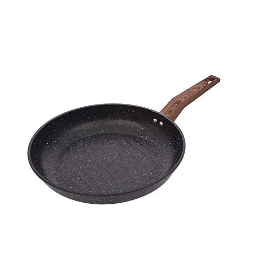HYYDP Kastruller stekpanna non-stick stek ägg stek hem liten stekpanna lätt att rengöra, non-stick-panna, mångsidig, pannkakor, grill (storlek: 30 cm)