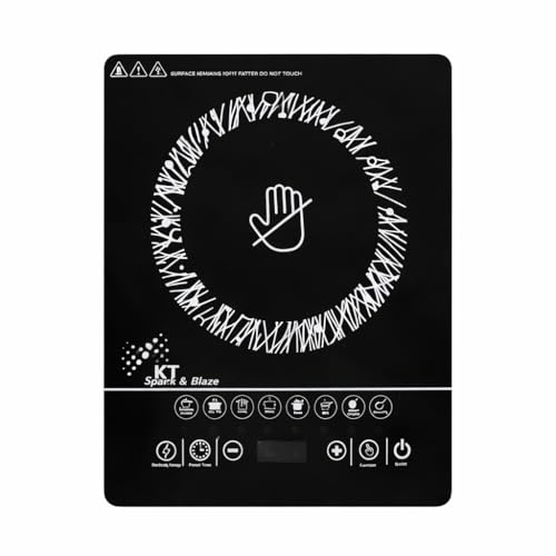 Image of DRUMSTONE 2000W Induction Cooktop | Fast Heating Electric Stove | Energy Efficient Touch Control | Portable Cooktop with Auto Shut-Off & Safety Lock for Home Kitchen Travel ( 5 Years Warranty )