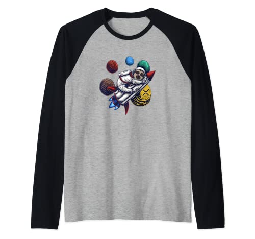 XRP Ranura Astronauta a la luna Sloth Cripto Crypto Arte Camiseta Manga Raglan