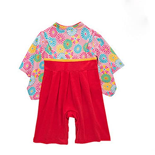 Combinaison kimono bébé manches longues pour changer bébé sans pleurs