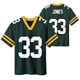 Aaron Jones Green Bay Packers #33 NFL Infant Toddler Green Home Jersey - 3T