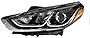 Aftermarket Replacement 20-16160-00-1 Headlight Assembly Halogen Driver Side for 2018-2019 Hyundai Sonata