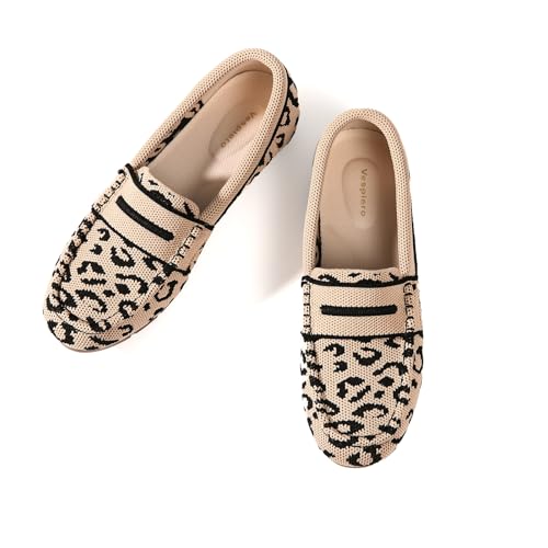 Image of Vespiero Loafers for Women Comfortable Slip on Work Flats Shoes Womens Dressy Casual Walking Shoes