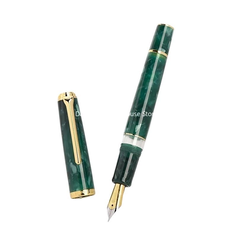 Stylo plume à piston pour fournitures scolaires et universités pointe fine 0,5mm