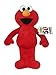 Jay Franco Sesame Street - Cuscino Imbottito Elmo Grande, in Microfibra di Poliestere Super Morbido, 55,9 cm