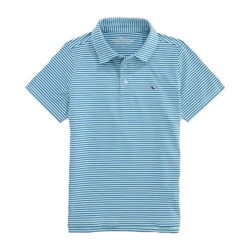 Image of Vineyard Vines Kids Bradley Stripe Sankaty Polo (Toddler /Little Kids /Big Kids)