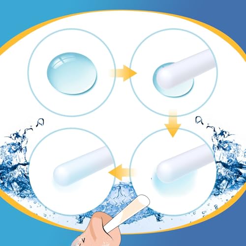 Image of 5x Drying Stick Water Dry Rod Sticks for Silicone Toys Desiccant Flesh Light Dryer Absorption Stick Moisture Cleaner for Storage Room Humidity Control+Box(Smooth 5.6x0.55 Inches)