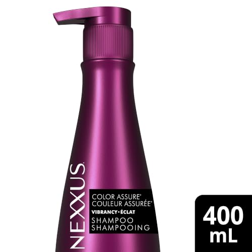 Image of Nexxus COLOR ASSURE Shampoo for Vibrancy for Color Treated Hair Powered by CHROMABOND SEALER with Citric Acid 13.5 oz