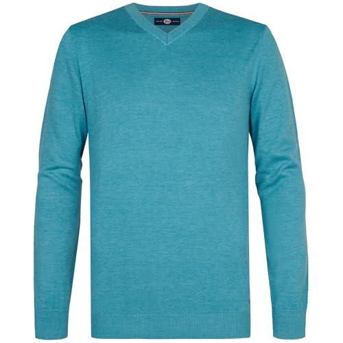 Pull col V homme Petrol Industries en maille fine de qualité supérieure