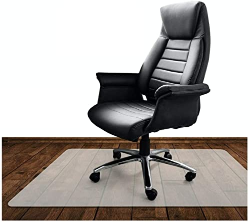 BODENSCHUTZMATTE 120 x 90 cm Bürostuhlunterlage Premium Eco PPNeutral milchig