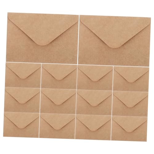 WRITWAA 100pezzi Buste per Inviti Vuote di Carta Buste per Carte di Credito Denaro Cartoline Lettere Foto Accessori per Spedizioni di Biglietti di Auguri per Documenti Commerciali