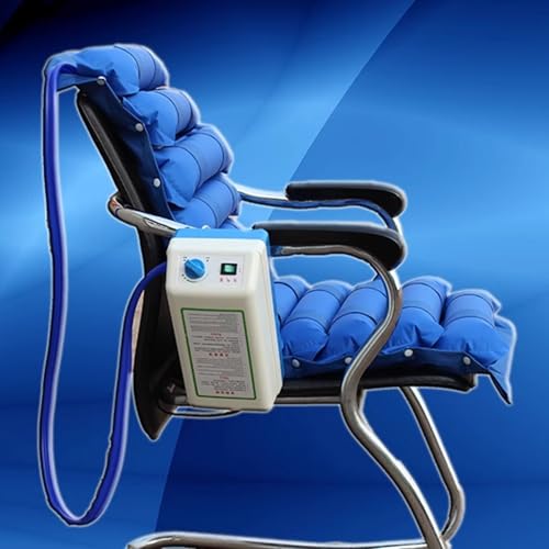 Colchón de presión de aire alterna con bomba eléctrica, inflable, intensidad ajustable para recuperación postoperatoria y pacientes sentados a largo plazo