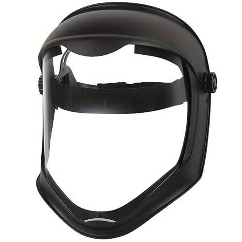Masque transparent pour écran de protection de coupe d'herbe au jardin