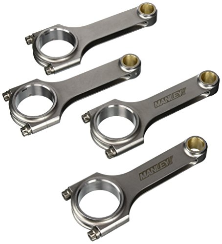 Manley 14007-4 H-Beam Connecting Rod, Set of 4