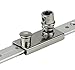 Schaefer 5 Series Adapter for 1 x 1/8-Inch T-Track 25 x 3mm 5 Series Block