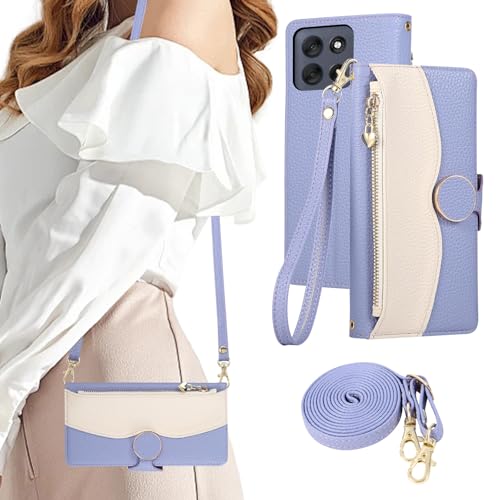 KW-LINK ������ Motorola Moto G66j 5G �P�[�X �蒠�^ �V�����_�[ �X�}�z�P�[�X Motorola Moto G66y 5G �P�[�X �蒠�^ ������� 2�F�p�b�`���[�N �g�уJ�o�[ ���g���[��G66y 5G �K�p �J�o�[ ���K��