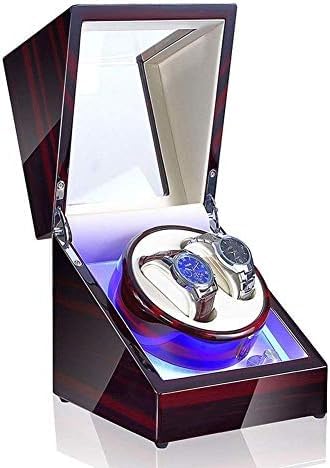 FENOKD Mechanical Watch Shaker Automatic Watch Winder 2 Watches Automatic Winding Box with Quiet Motor,Piano Paint