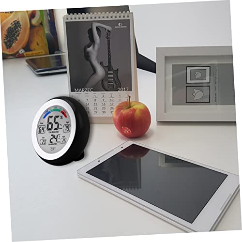 BESPORTBLE 2pcs Thermometer Led Display Kids Room Wifi Temp Humidity Monitor Humidity Gauge Indoor Hygrometer Mini Temperature Gauge Sensor Multifunction Electronic Component