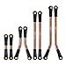 INJORA High Clearance 4 Links Set RC Upgrade Parts for Axial SCX24 Deadbolt 90081 B17 1/24 RC Crawler Car Accessories, 8PCS(Bronze)