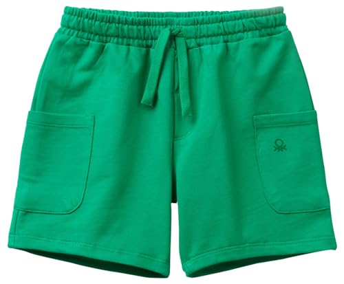 United Colors of Benetton Bermudas 3bc1g901c Pantalones Cortos, Verde, 116 cm Niños y niños