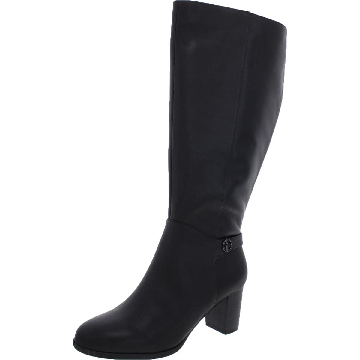 Giani Bernini Womens Adonnys Leather Zipper Knee-High Boots