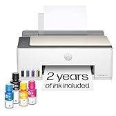 HP Smart Tank 5000 Wireless All-in-One Ink Tank Printer, Scanner, Copier with 2 Years of Ink Included, Best-for-Home, Cartridge-Free, Refillable, AI-Enabled, an EcoTank Alternative (5D1B6A)