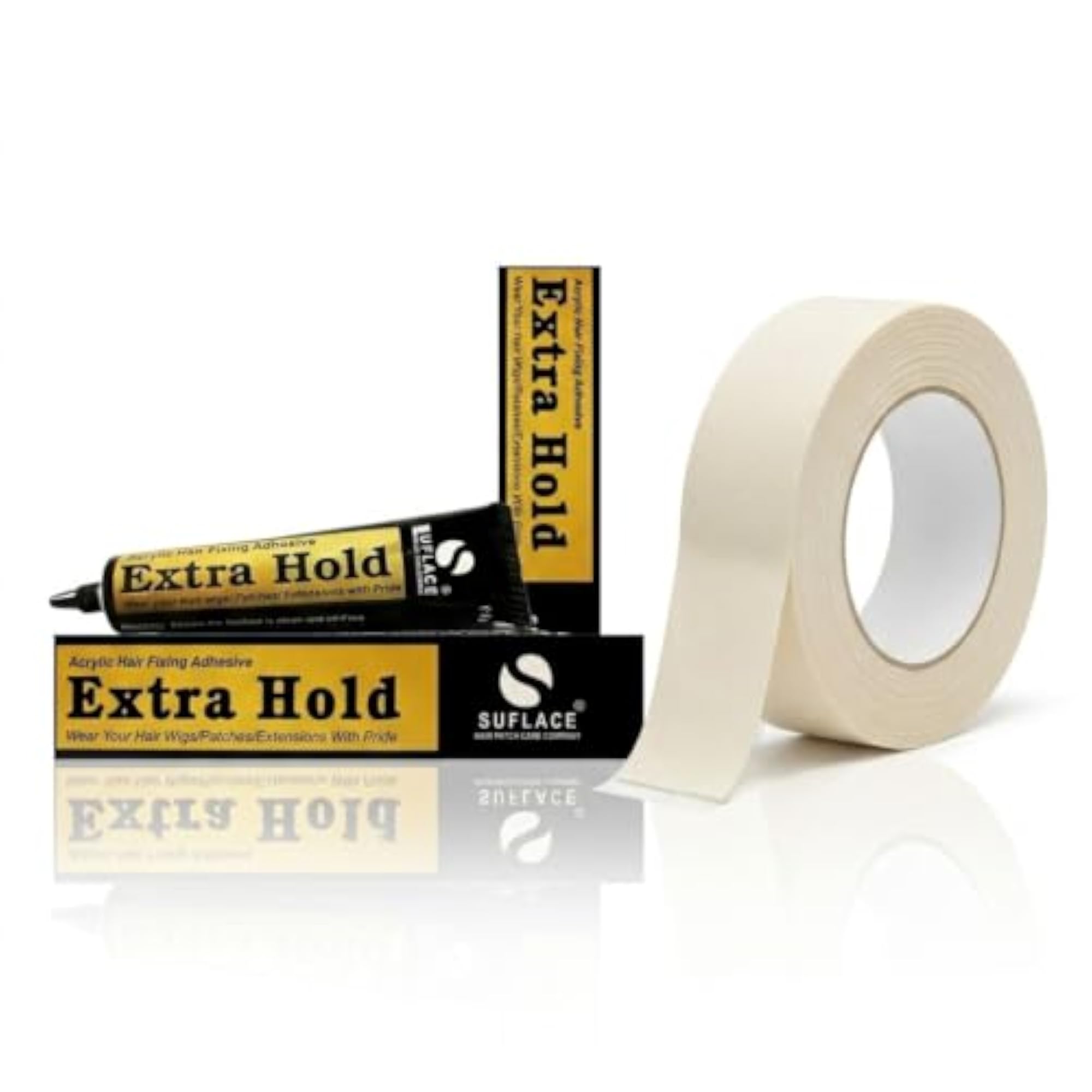 2-in-1 Hair Patch Maintenance Combo with Glue and Tape