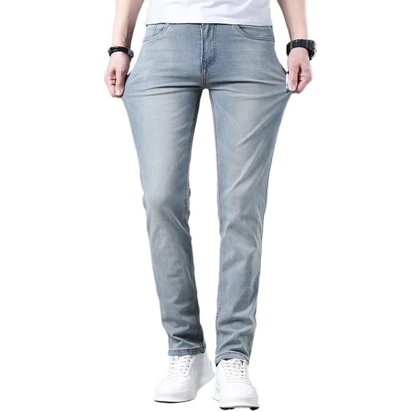 Skinny Stretch Jeans Casual Cotton Denim Slim-fit Pants Streetwear2