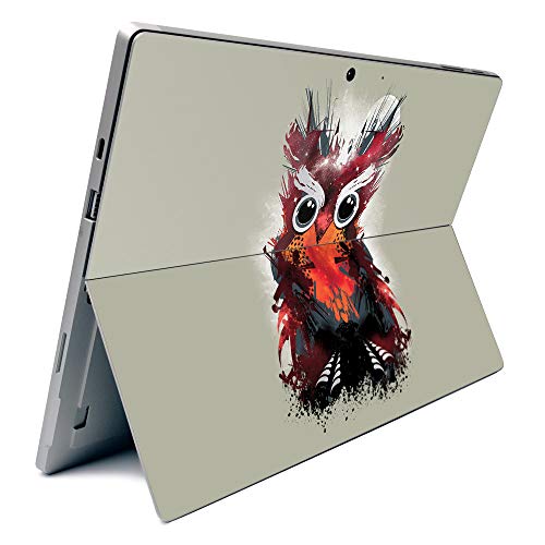 Image of MightySkins Carbon Fiber Skin for Microsoft Surface Pro 7 - Owl Universe | Textured Carbon Fiber Finish | Easy to Apply, Remove, and Change Styles | Made in The USA