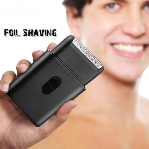 Image of Drumstone (𝐄𝐱𝐥𝐮𝐬𝐢𝐯𝐞 𝟐𝟎 𝐘𝐞𝐚𝐫𝐬 𝐰𝐚𝐫𝐫𝐚𝐧𝐭𝐲) Rechargeable Wet & Dry Electric Razor for Men, 500mAh Beard Trimmer & Shaver with Sharp Precision Blades for Face Grooming, 5W Cordless Personal Care Machine