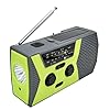 Weer Radio, met LED-zaklamp Sos Alarm Solar hand gebogen Emergency 2000mAh Smart Phone Mobile Power, Ontvangen Diverse Weer Waarschuwingen