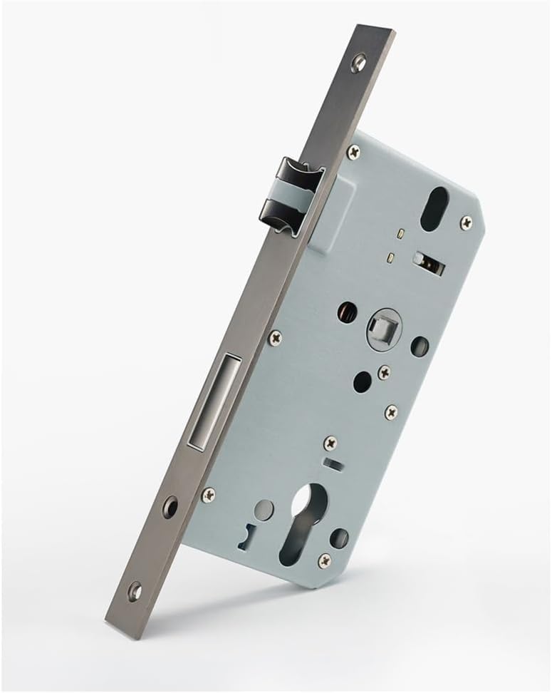 Door knob Entry Door Handle with Lock for Front Entrance and Bedrooms Vintage Magnetic Mute Split Lock(Color2)