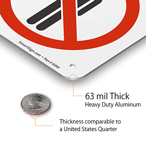 image for SmartSign 12 x 18 inch “Restricted Area - Do Not Enter, Authorized P