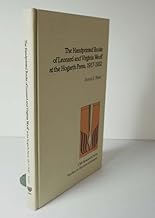 The Handprinted Books Of Leonard And Virginia Woolf At The Hogarth Press, 1917 1932